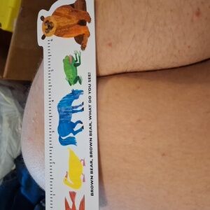 Brown Bear Illustrated Kids Ruler Bookmark Polar Frog Bird
